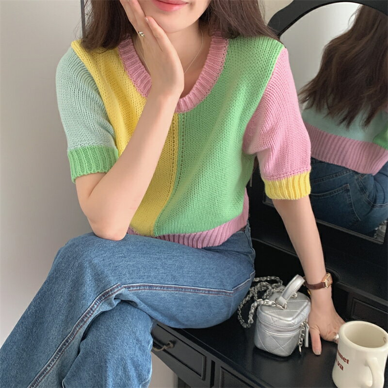 若見え透け感ジャカードパフスリーブ...