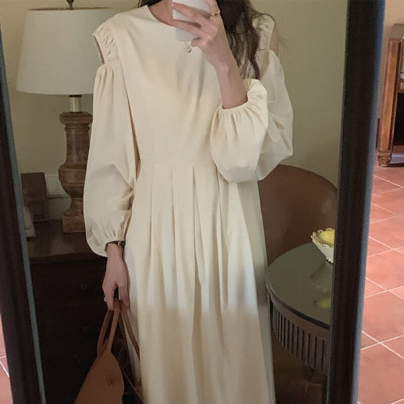 トレンド カジュアル レース飾り 長袖 切り替え シャツブラウス[K](T)