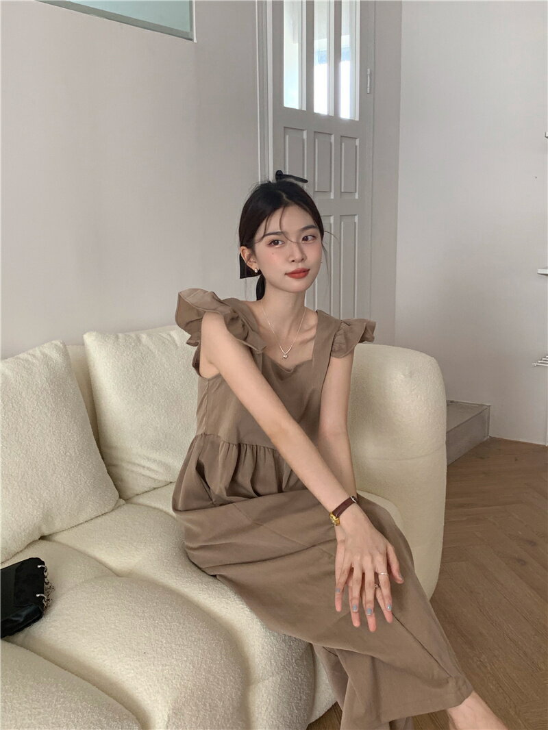 レトロ レーシング ロングパンツ パンツ丈 オールインワンサロペット[K](T)