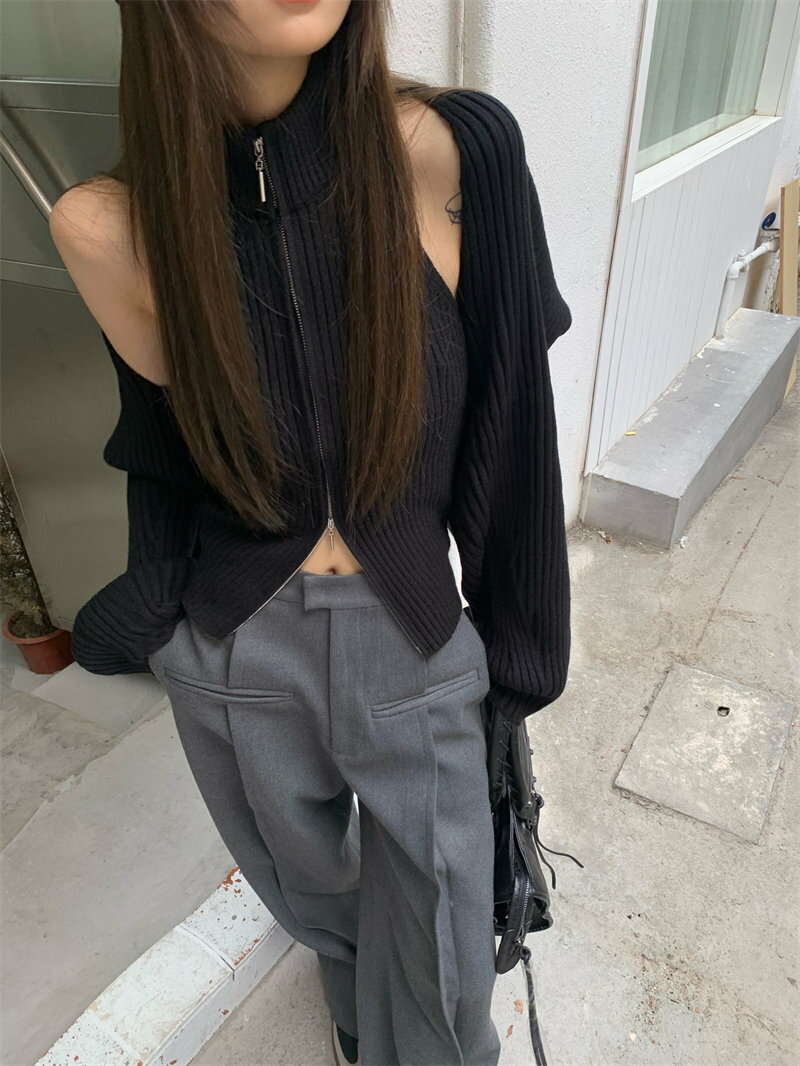 カジュアル ニット 2点セット セーター[K](T)