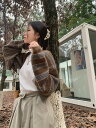 カジュアル気質 chic 長袖ニットトップス (T)