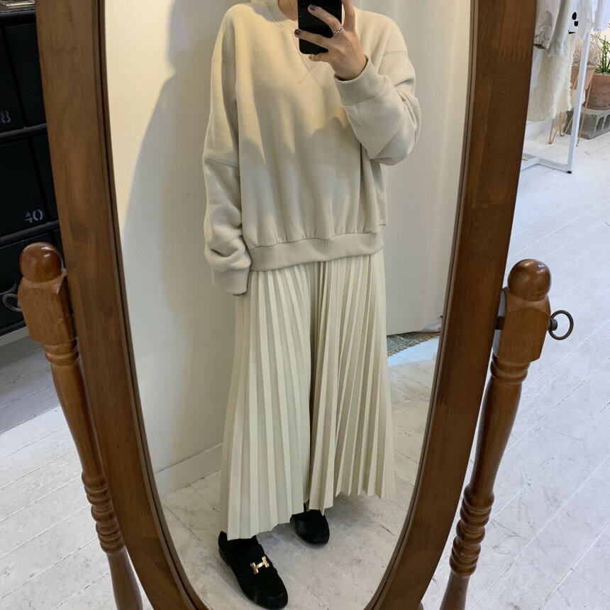 防寒 厚手 裏起毛 カジュアル系 パーカーワンピース (T)