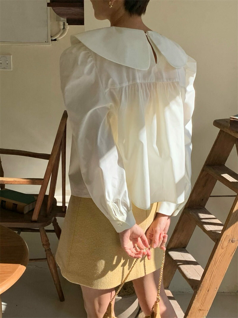 気質レトロおしゃれカジュアルシャツ/ブラウス (T)