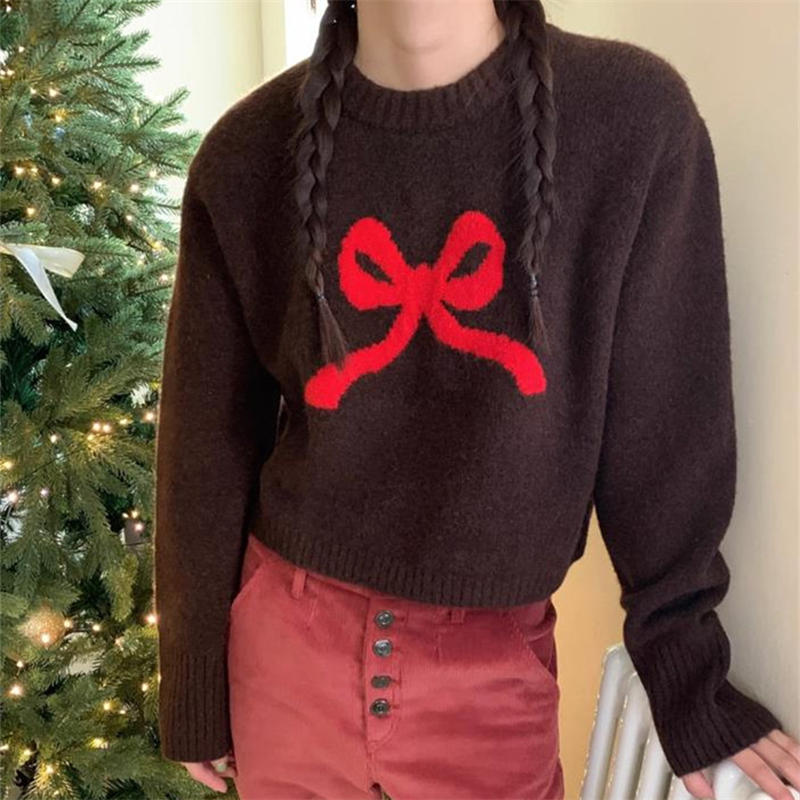 リボンニットトップス (T)