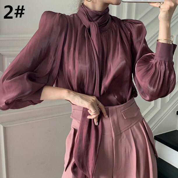 ブラウス トップス レディース シフォンシャツ (T)