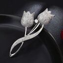 ブローチ スカーフクリップ ピン アクセント スカーフ留め (T)