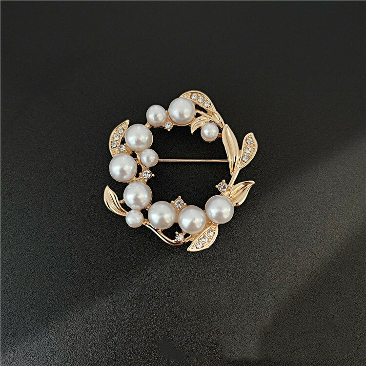 ブローチ スカーフクリップ ピン アクセント スカーフ留め (T)