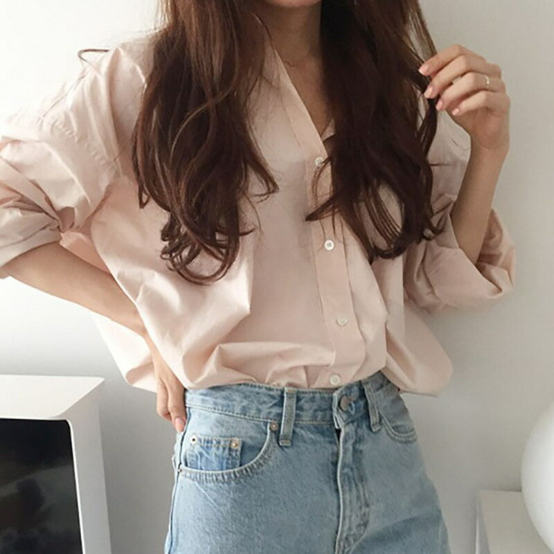 レディース ワンピース 文芸 カジュアル ゆったり大 ポケット 長袖 ワンピース 秋 韓国 大きいサイズ ミディアム 丈 無地 シャツ