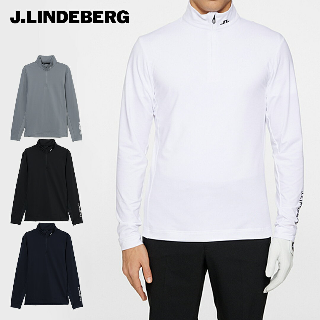【50%OFF】J.LINDEBERG（ジェイリンドバーグ）クォータージップミッドレイヤー ゴルフ ゴルフウエア メンズ 長袖 秋