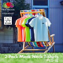 レディース【50%OFF♪春夏ゴルフウェア】 VIVA HEART ビバハート Fruit of the Loomコラボ2packモックネック 2枚組