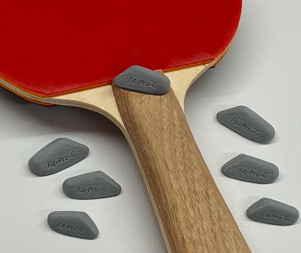 Fit-Pro-G（グレー） 特許商品 卓球 卓球用品 シェークハンド用 大会使用OK 特許取得商品 ニュートラルグリップ