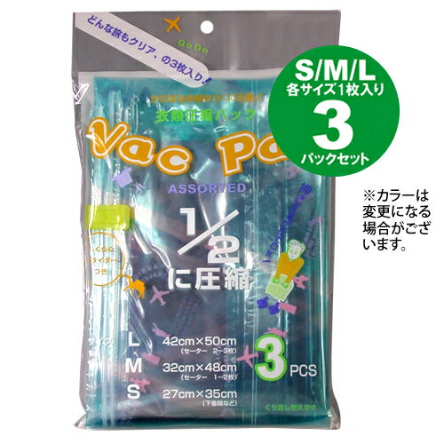 日本製 衣類 圧縮袋 Vac Pac バックパ