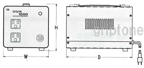 スワロー電機 変圧器 海外旅行 アップトランス...の紹介画像2