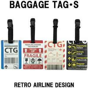 l[^O gGACfUC oQbW^OES ``[t { RETORO AIRLIN DESIGHN BAGGAGE TAG 10_[OK(ko1a371)