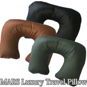 【メール便送料無料】ネックピロー エアー 飛行機 持ち運び U型 ピロー 日本製 マーズ MARS W栓 トラベルネックピロー 携帯 国産 折りたたみ 旅行 ト...