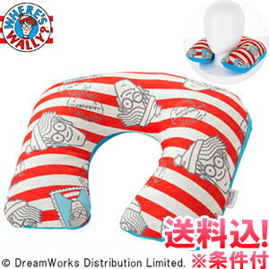 「cp」【メール便送料無料】ウォーリーをさがせ!トラベルシリーズ ボーダーネックピロー GW-W302-002-mail(1通につき2点)(go0a253)【メール便限定】【代金引換不可】【同梱不可】