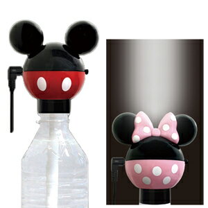 Disney カシムラ 加湿器 超音波式 ペットボトル 超音波加湿器 ミッキーマウス ミニーマウス USB かわい..