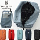 milesto(ミレスト)シューズバッグ(消臭機能付き)5L MLS534 メッシュポケット・取っ手付き 1点迄メール便OK(id0a131)*バレンタイン ギフト