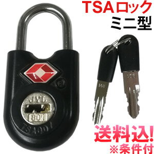 【メール便送料無料】GPT 小型 TSA ロック 南京錠 解錠キー2本入り 黒 アウトレット gu1a530-mail(1通につき12点迄)(gu1a537)