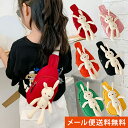 子供 ボディバッグ うさぎ キッズ ぬいぐるみ ショルダーバッグ 女の子 斜め掛けバッグ メッセンジャーバッグ ワンショルダー 男の子 幼稚園 小学生 ホワイト...