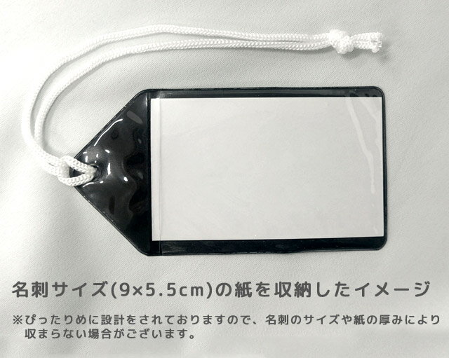 スーツケースに！ ビニールネームタグ 5P 40-300 12点迄メール便OK（se0a043）