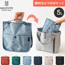 ＼10％offクーポン対象／ミレスト バッグインバッグ 5L 持ち手 付き 6 ポケット ポーチ マチあり メッシュポケット 2WAY 手提げ ミニ トート バッグ スクエア 収納 ケース 機能的 旅行 おしゃれ 男女兼用 milesto utility MLS912 1点迄メール便OK(id0a251)