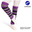 CK10984W レッグウォーマー 18inch Legwarmer CAPEZIO 45cm 子供用 膝丈 バレエ ストライプ ハーモニー バレリーナ 練習用 バレエ用品 ballet