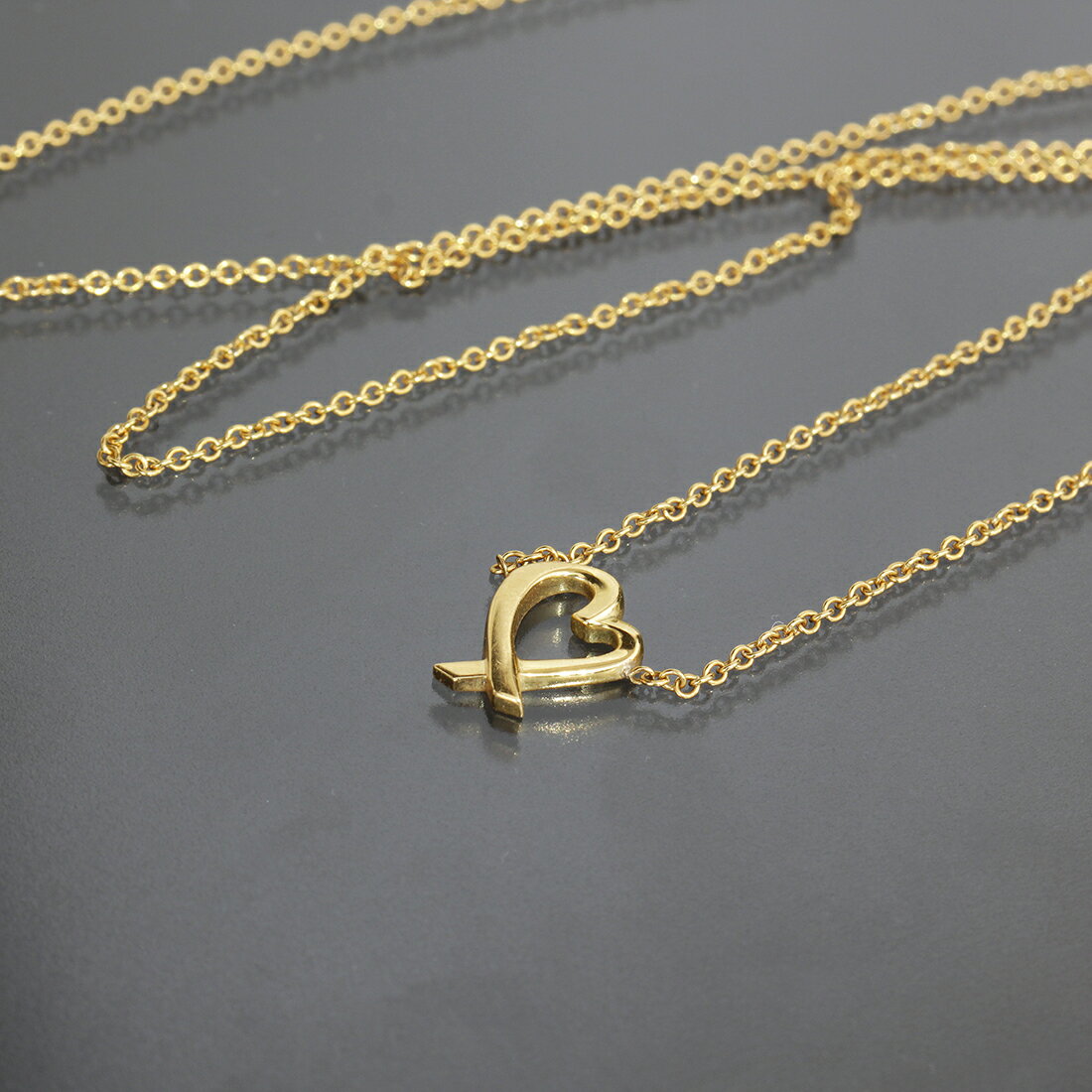 ƥեˡ ӥ ϡ ͥå쥹 46cm K18YG ʻžѡTIFFANY&Co. 6102Aš