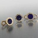ブルガリ BVLGARI カフス ラピスラズリ K18YG 新品仕上済●750 カフリンクス 5918A【中古】