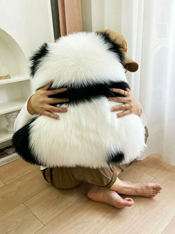 抱き枕 動物 パンダ ぬいぐるみ クッション 座布団 椅子 癒しグッズ 大きい プレゼント ギフト アニマル フェイクファー 昼寝枕 かわいい インテリア 子供 もちゃ もしろ クリスマス 誕生日 PP綿