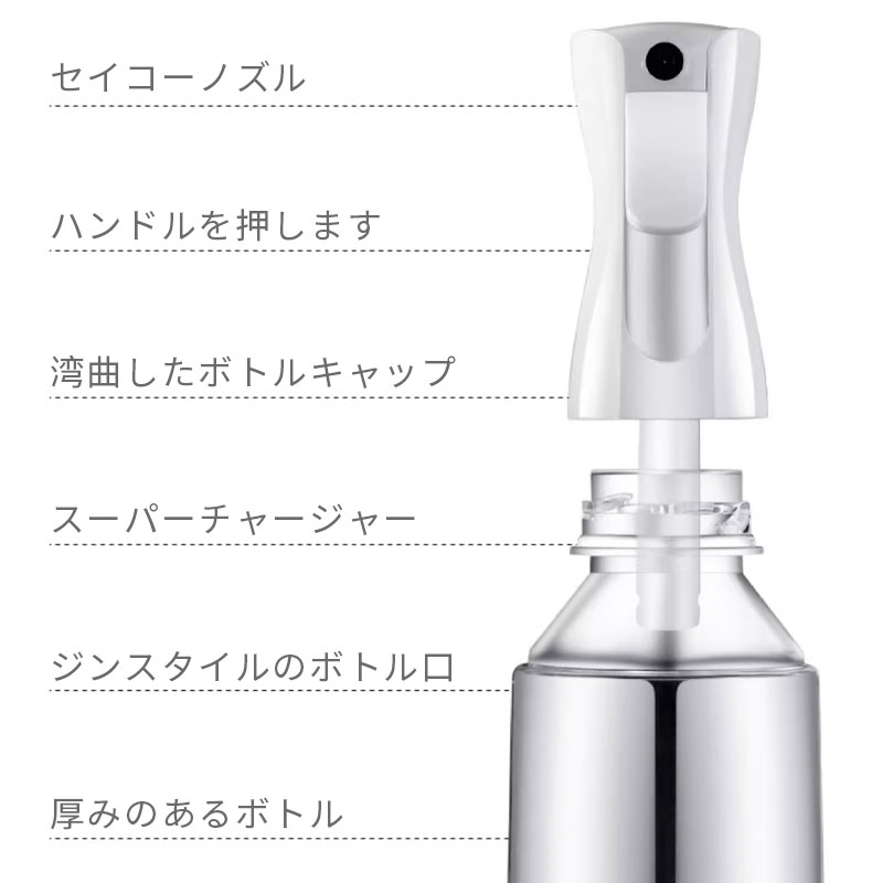 霧吹き スプレーボトル 200/300/500ml 霧吹き 2点セット スプレーボトル 詰め替え...