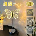 胡蝶ライト USB給電式 雰囲気満々 イルミネーション LED ブランチツリー ブランチライト ライト テーブルライト 卓上 ツリーライト 電池式 LED ライト シュンラン LED ライト デスクライト 照(3)
