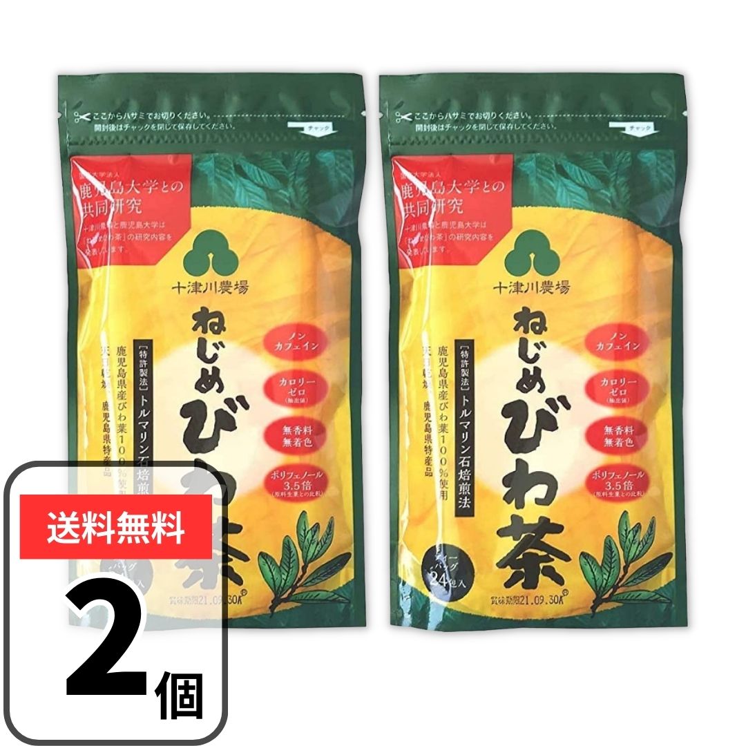 ねじめびわ茶 びわ茶 （2g×24包）×2袋 十津川農場 枇杷茶 根占枇杷 健康茶 ノンカフェイン