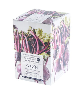 【送料無料】GRON グロン プロテインブレンド 12包 Box(レッドヒート) / 240g (20g x 12pcs)