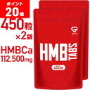 【ポイント20倍&先着4,500枚!クーポンで15%OFF】GronG(グロング) HMB タブレット 450粒 HMBCa 112,500mg 2袋セット