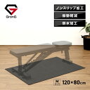 【5日はポイント10倍】グロング GronG トレーニングマット Mサイズ 120cm×80cm 厚さ6mm ノンスリップ加工 ゴムマット