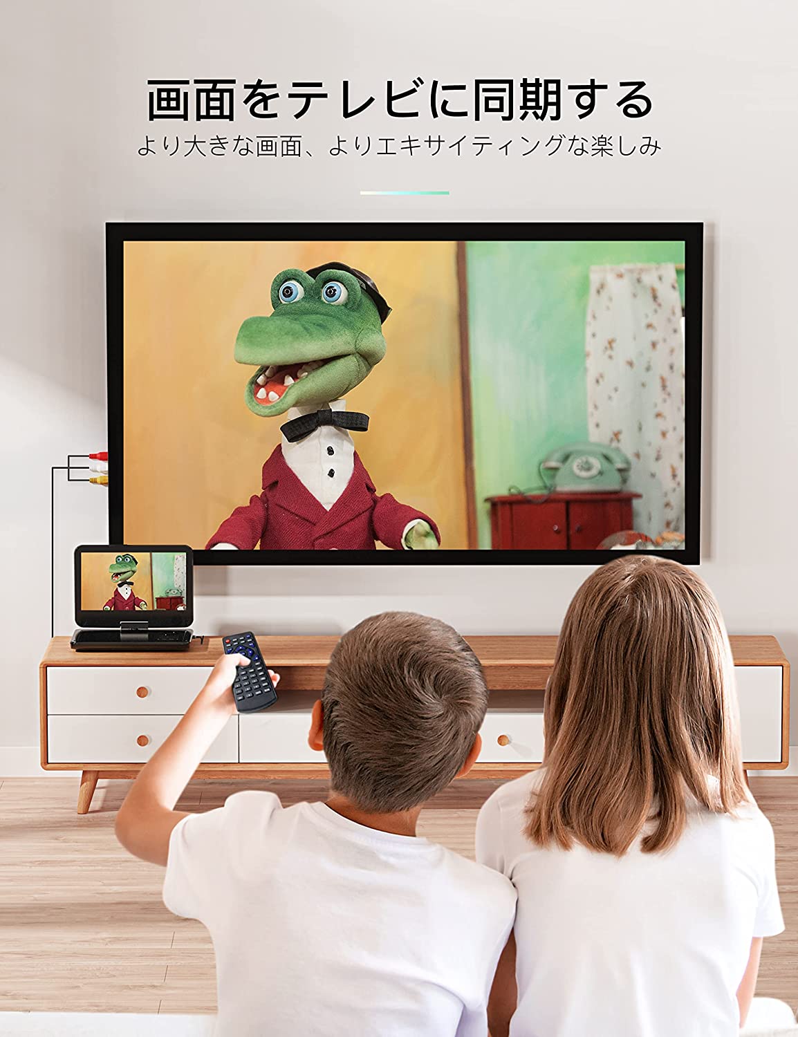 ポータブルDVDプレーヤー 12.5型 YOTON車用 10.5インチHDスイベルスクリーン 車の...