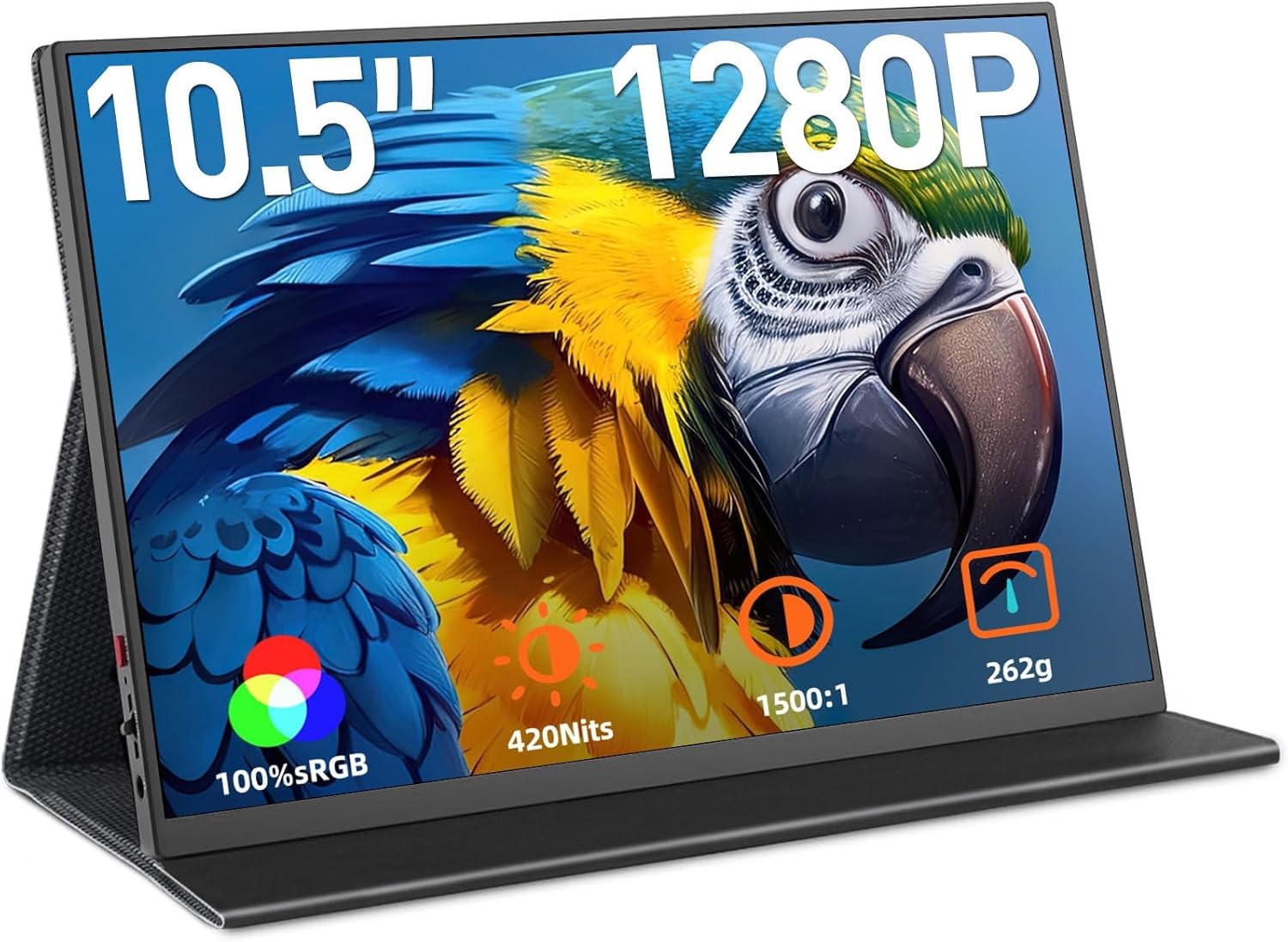 樂天商城 - モバイルモニター 10.5インチ 超軽量 高輝度420nits 小型モニター FHD1280P モバイルディスプレイ HDR対応 ポータブルモニター ゲーミング用 APC-026