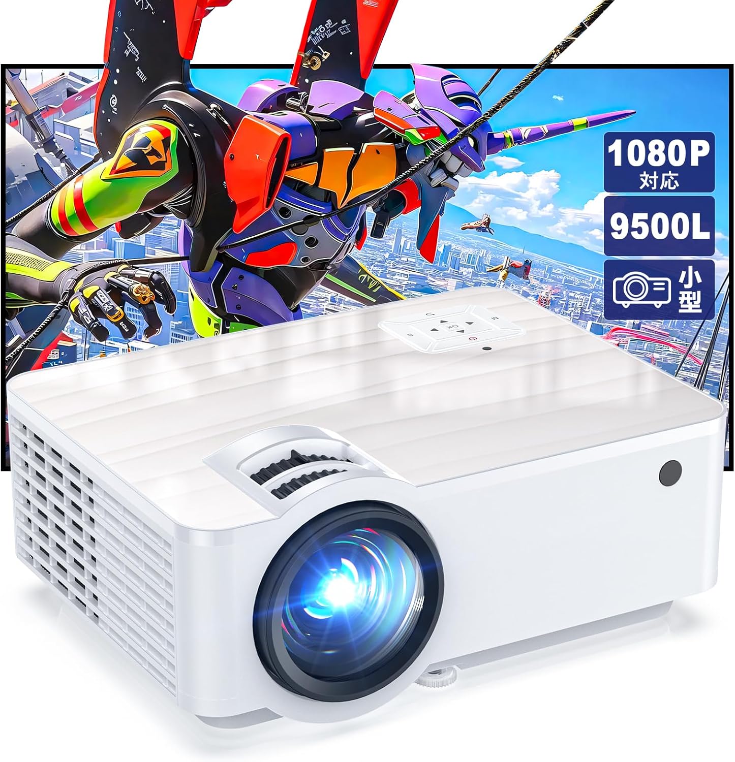 ץ 9500lm 100 ץ꡼° 1080PեHDб ۡॷ ۡץ A...