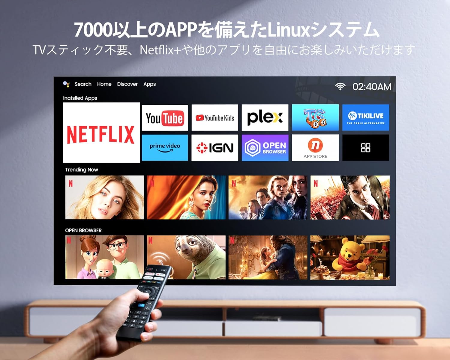 プロジェクター 高輝度780ANSI Android TV11.0 ドルビーサウンド 4K対応 5GWiFi Bluetooth5.3 自動フォーカス 自動台形補正 密閉型光学防塵 APJ-127
