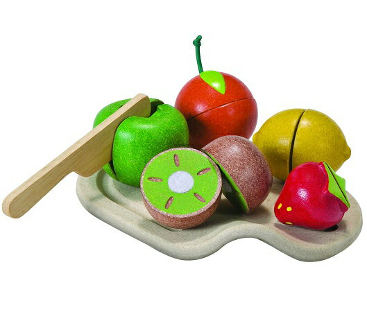 プラントイ 木のおもちゃ フルーツセット 果物 ままごと プランウッド 木製玩具