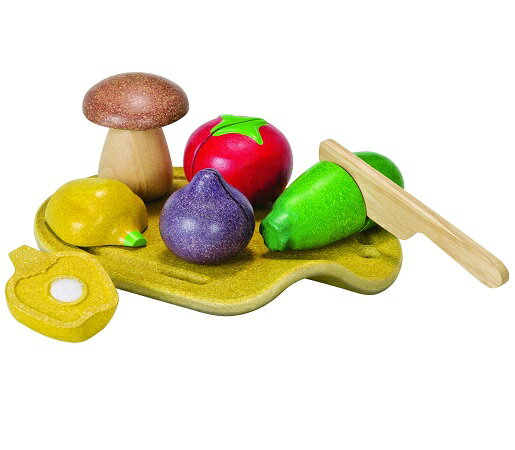 プラントイ 木のおもちゃ ベジタブルセット 野菜 おままごとセット プランウッド 木製玩具