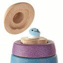 プラントイ 木のおもちゃ スタッキングロケット 積み木 木製玩具 知育玩具 2