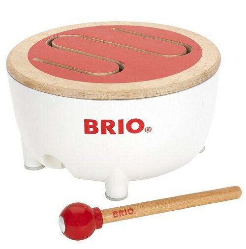 おもちゃのドラム BRIO ブリオ 木のおもちゃ ドラム 打楽器 木製玩具