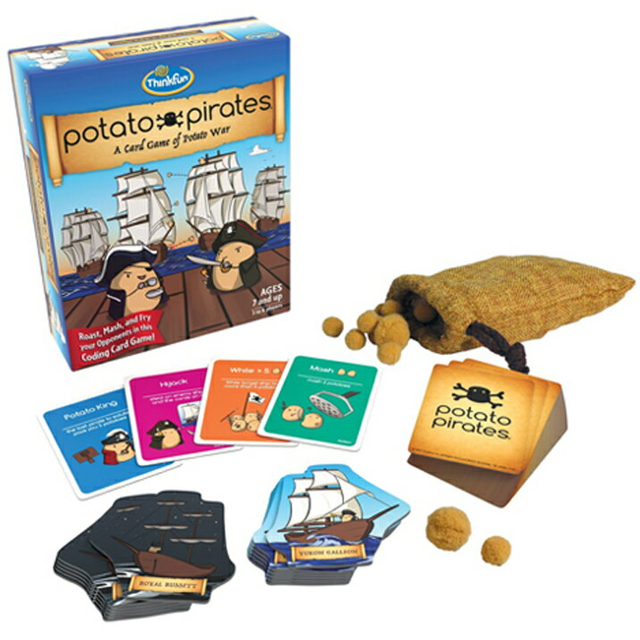 ポテト・パイレーツ シンクファン ThinkFun プログラミング学習 カードゲーム 脳トレ 知育玩具 ボードゲーム