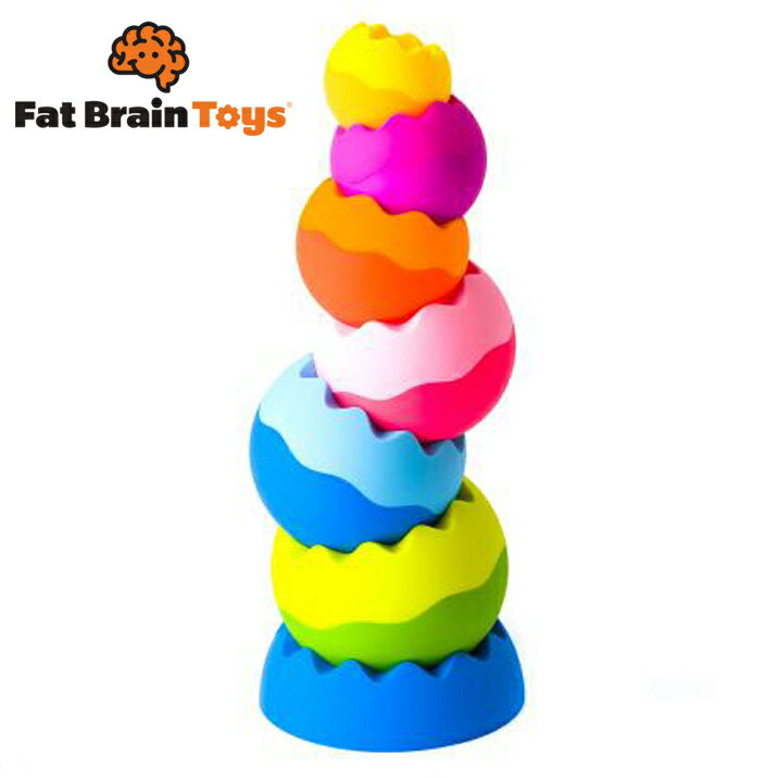 トブルスネオ ファットブレイン バランスつみき 積み木 TOBBLES NEO Fat Brain Toys 知育玩具