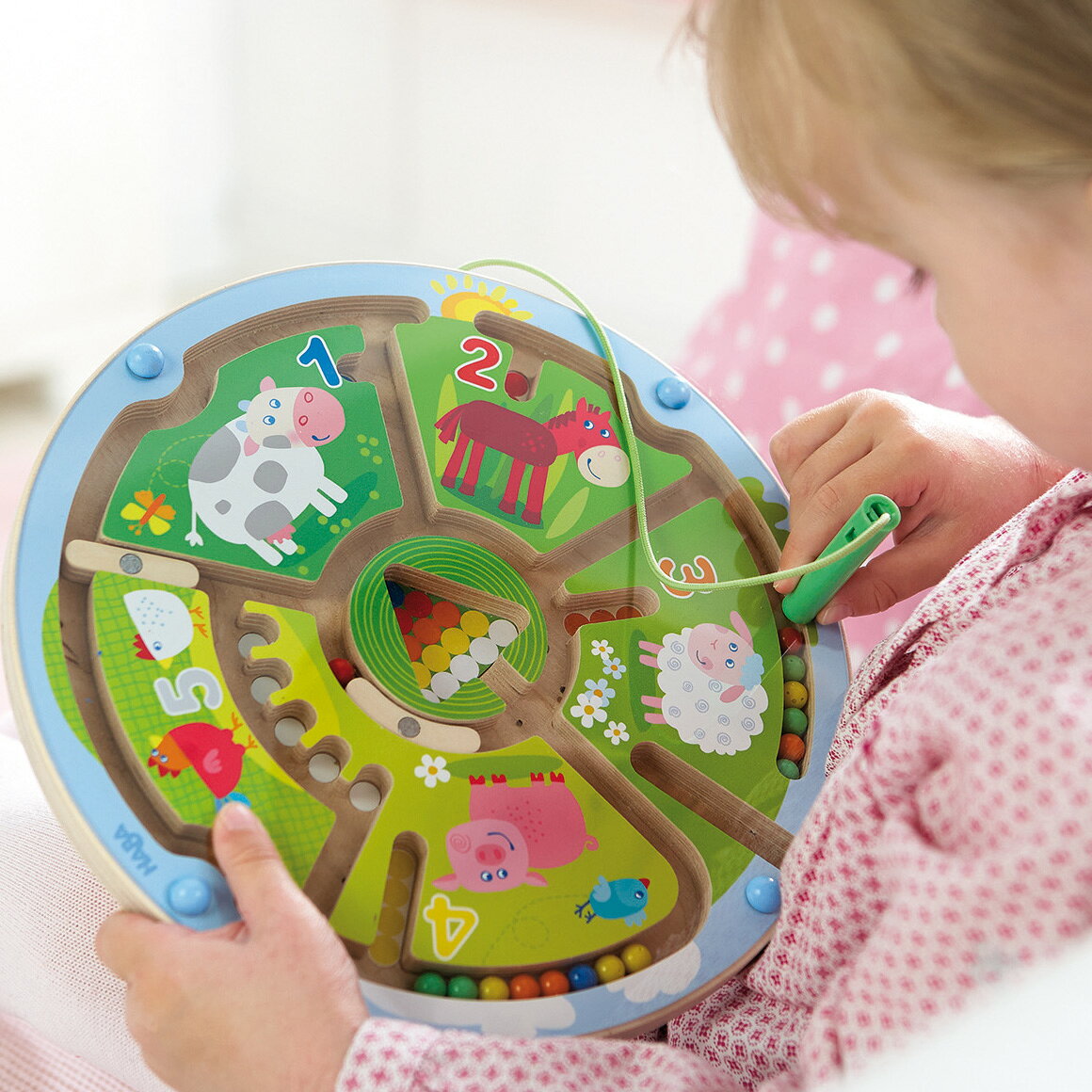 HABA ハバ マグネットボード・数合わせ 木のおもちゃ 知育玩具 動物 2歳 3歳 4歳 男の子 女の子 木製 2