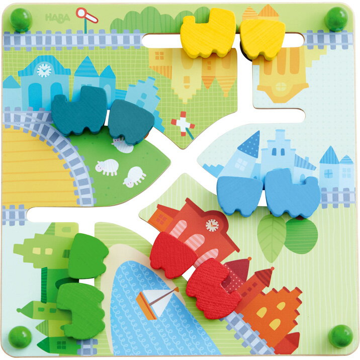 Rakuten - HABA ハバ 木のおもちゃ スライドボード・トレイン 知育玩具 電車