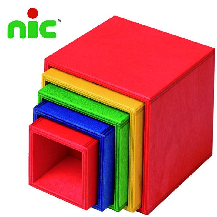 ニック 木のおもちゃ スタックボックス