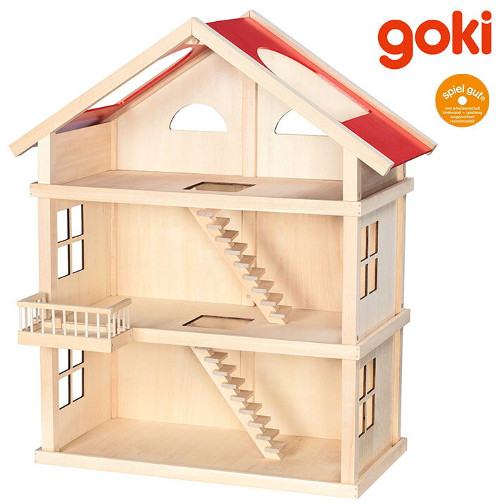 GOKI ドールハウスシリーズ Gollnest&Kiesel（ゴルネスト＆キーゼル） 1981年に創立されたドイツ北部最大の革新的な木製玩具メーカー。 子ども達のため心を込めて玩具を作るというコンセプトに基づき、 心と体の成長に役立つ製品を提供し続けています。